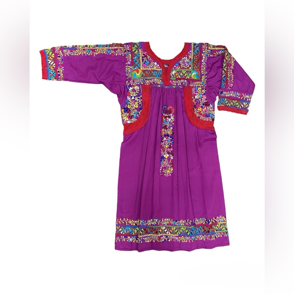 San Antonino Gala Deshilado Dress with Silky Embroidery